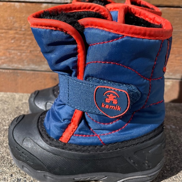 EUC Kamik Snowbug Faux Fur Lined winter snow boots Size 7 - Picture 1 of 5